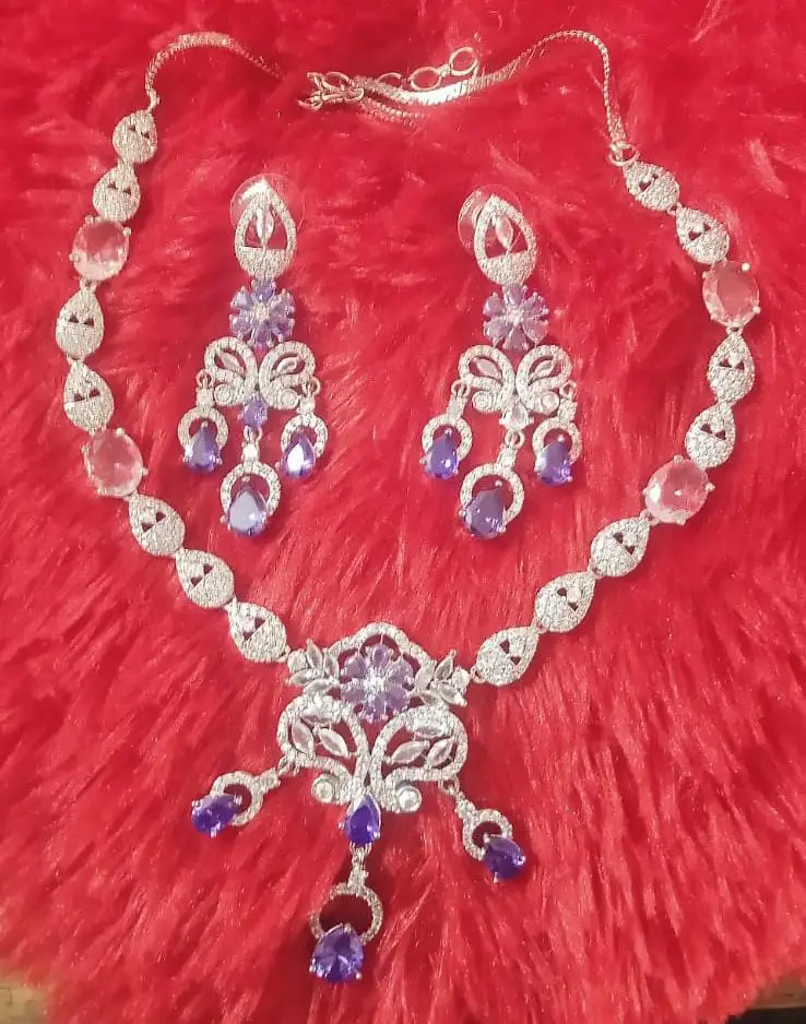 Necklace - American diamond - Image 2