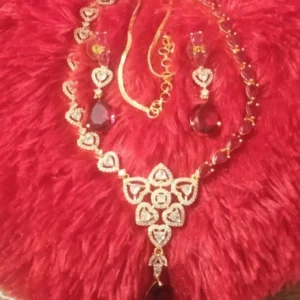 Necklace - American diamond