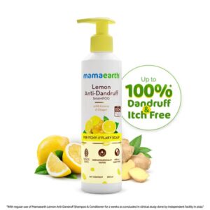 mamaearth-lemon antidandruff shampoo
